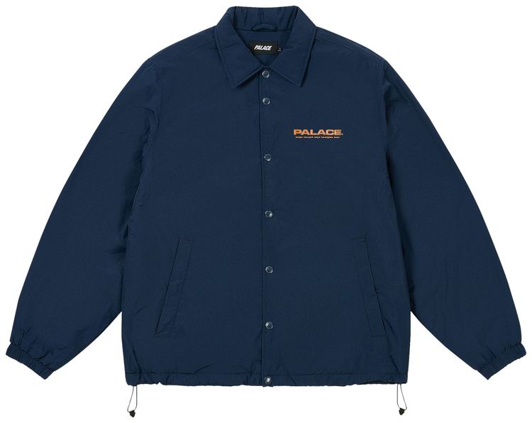 Palace Fleece Lined Coach Jacket Navy