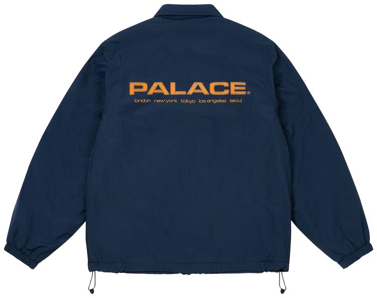 Palace Fleece Lined Coach Jacket Navy