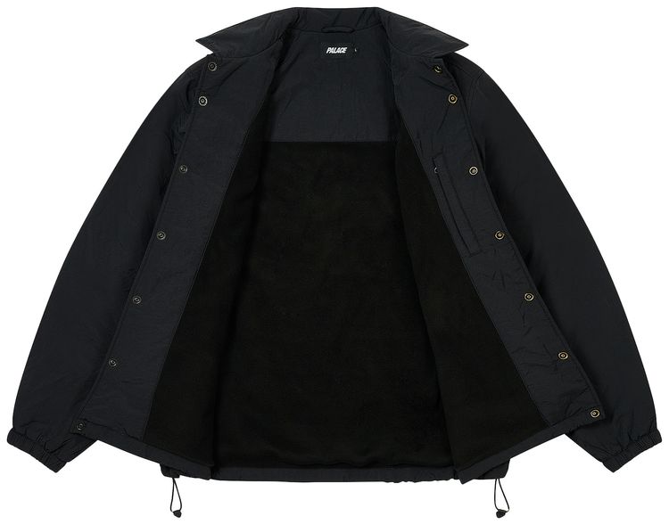 Palace Fleece Lined Coach Jacket Black