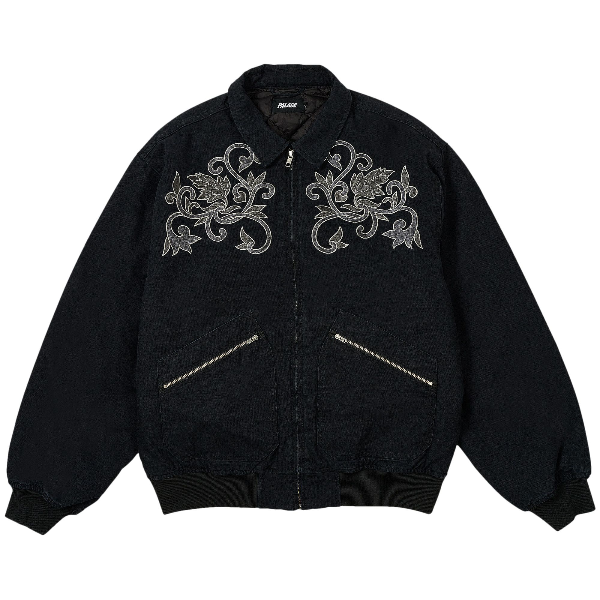ジャケット・アウター S PALACE Floral Canvas Bomber Jacket Buy Palace Floral Canvas Bomber Jacket 'Black' - P27JK125 | GOAT