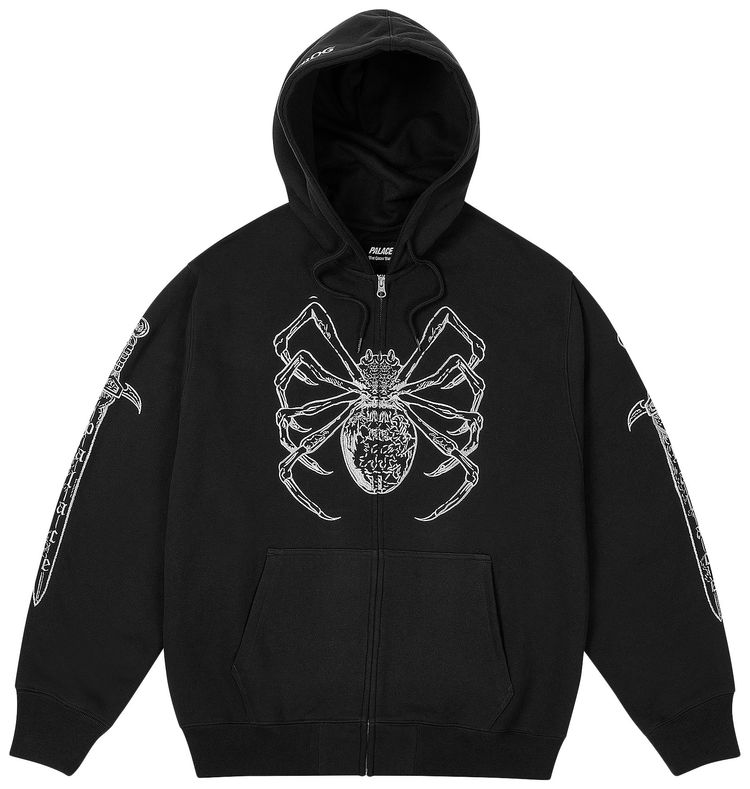 Palace TGF Zip Hood Black
