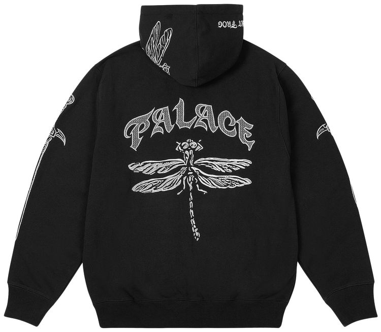 Palace TGF Zip Hood Black