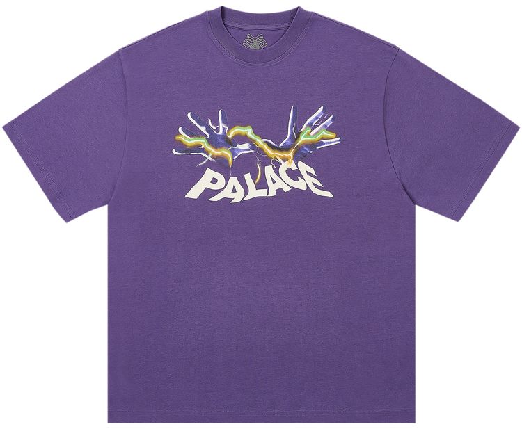 Palace Hands On T Shirt Purp