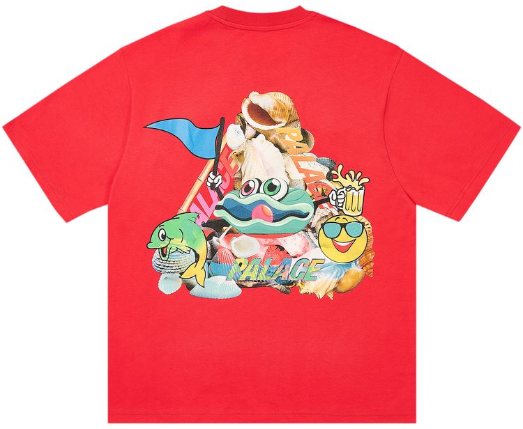 Palace P Sea T Shirt Tomato Red