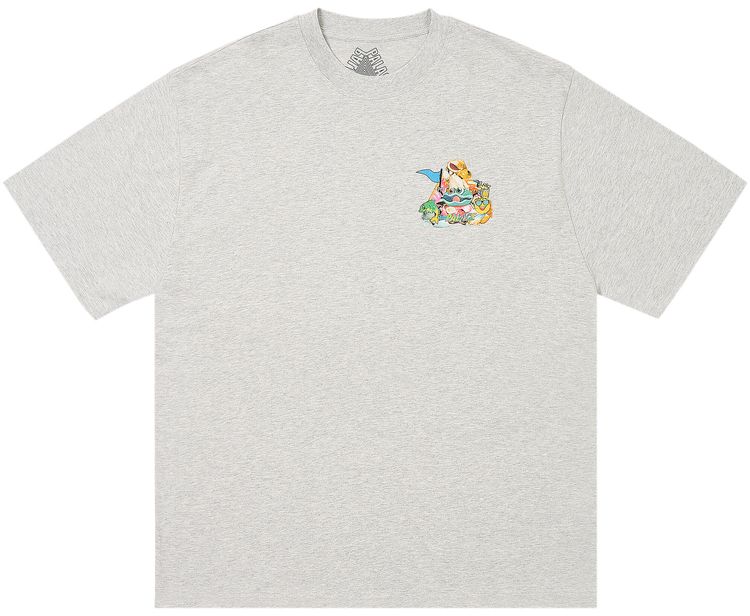 Palace P Sea T Shirt Grey Marl