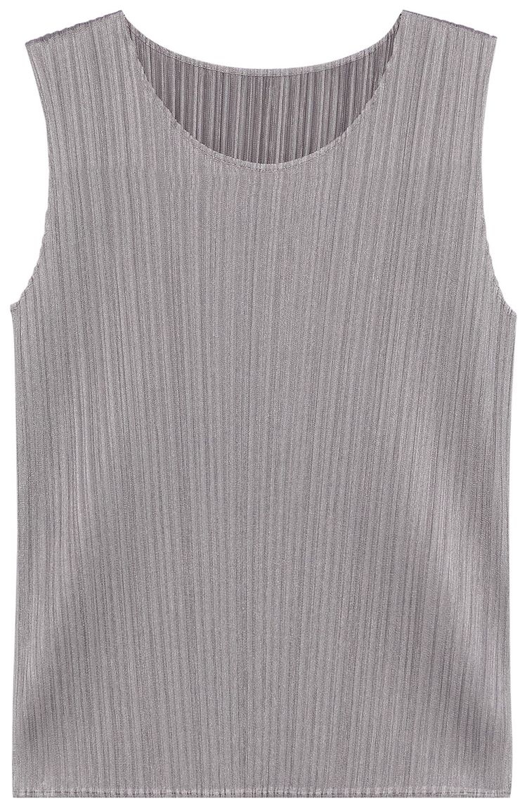 Pleats Please Issey Miyake Basics Shirt Grey