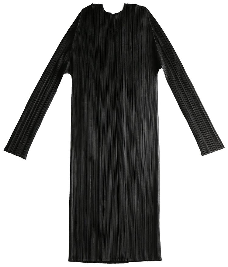 Pleats Please Issey Miyake Basics Coat Black