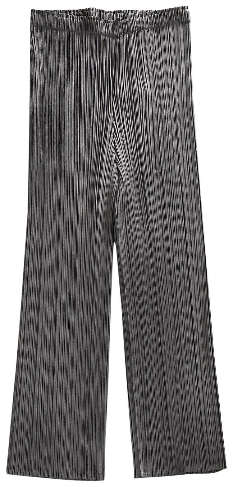 Pleats Please Issey Miyake Basics Pants Grey