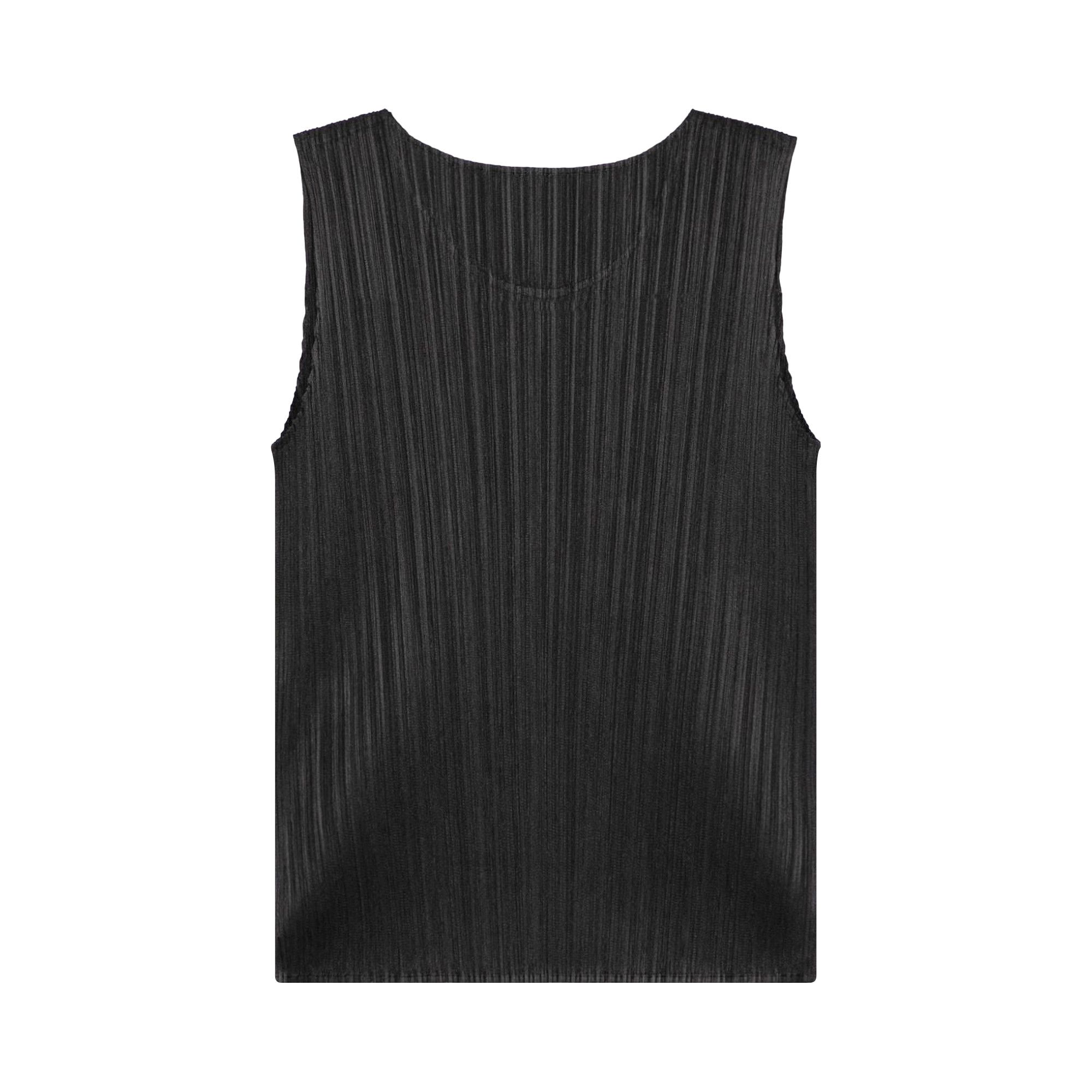 Buy Pleats Please Issey Miyake Basics Shirt 'Black' - PP49JK101 15
