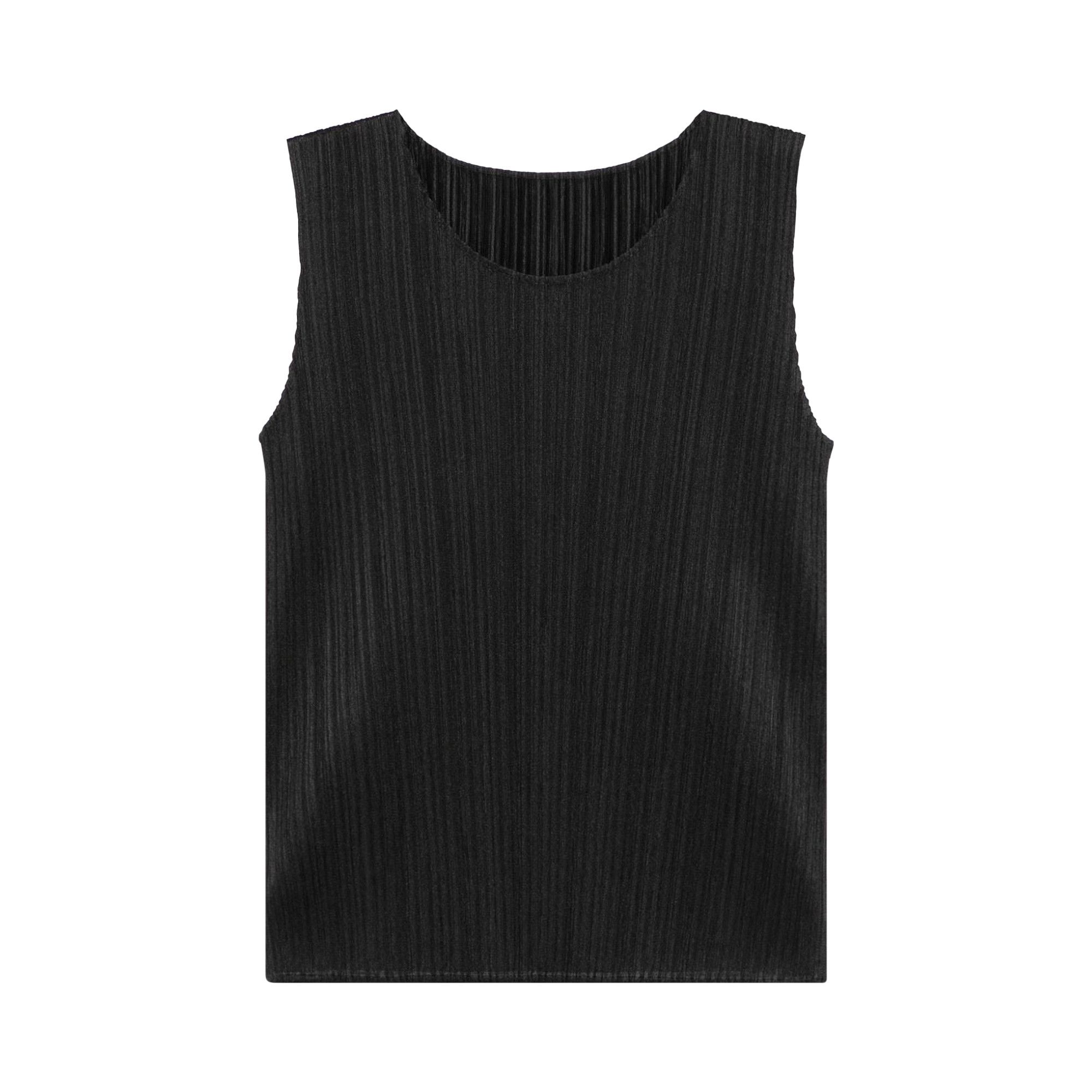 Buy Pleats Please Issey Miyake Basics Shirt 'Black' - PP49JK101 15