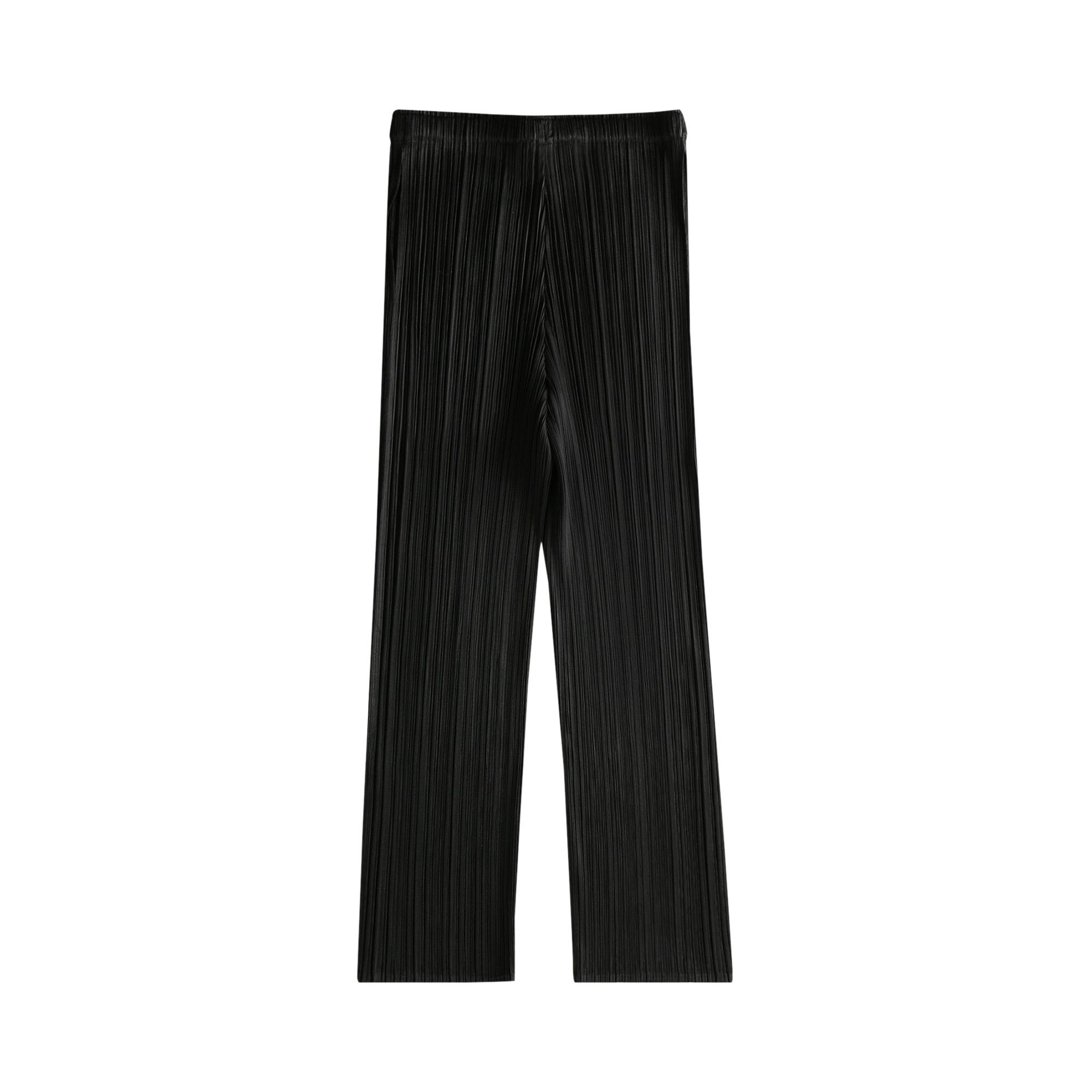 PLEATS PLEASE ISSEY MIYAKE|PANTS (PP49JF110-15) Buy Pleats Please Issey Miyake Basics Pants 'Black
