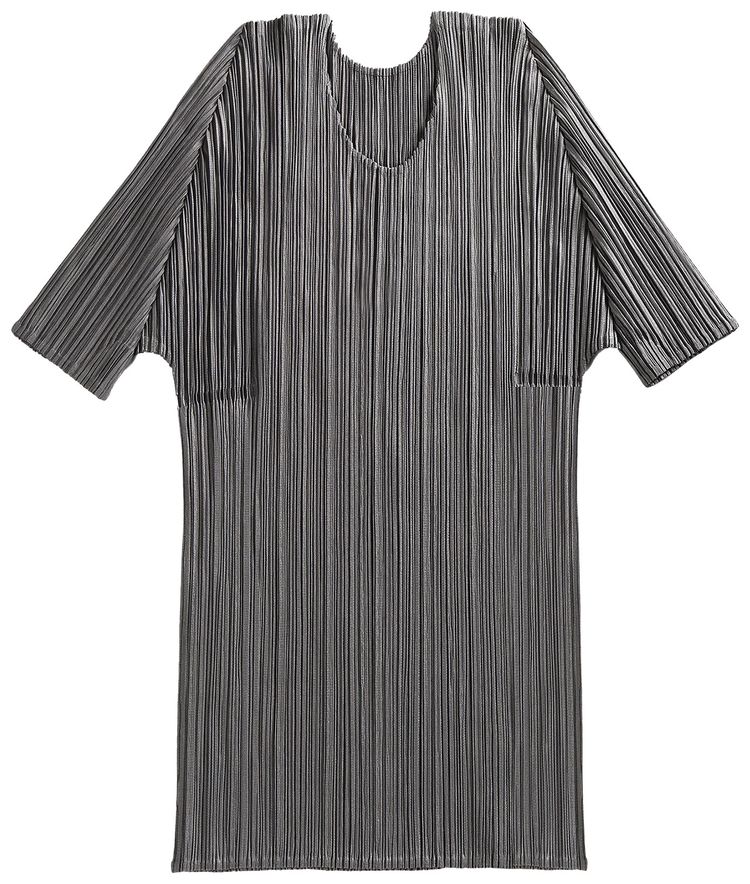 Pleats Please Issey Miyake Basics Shirt Grey