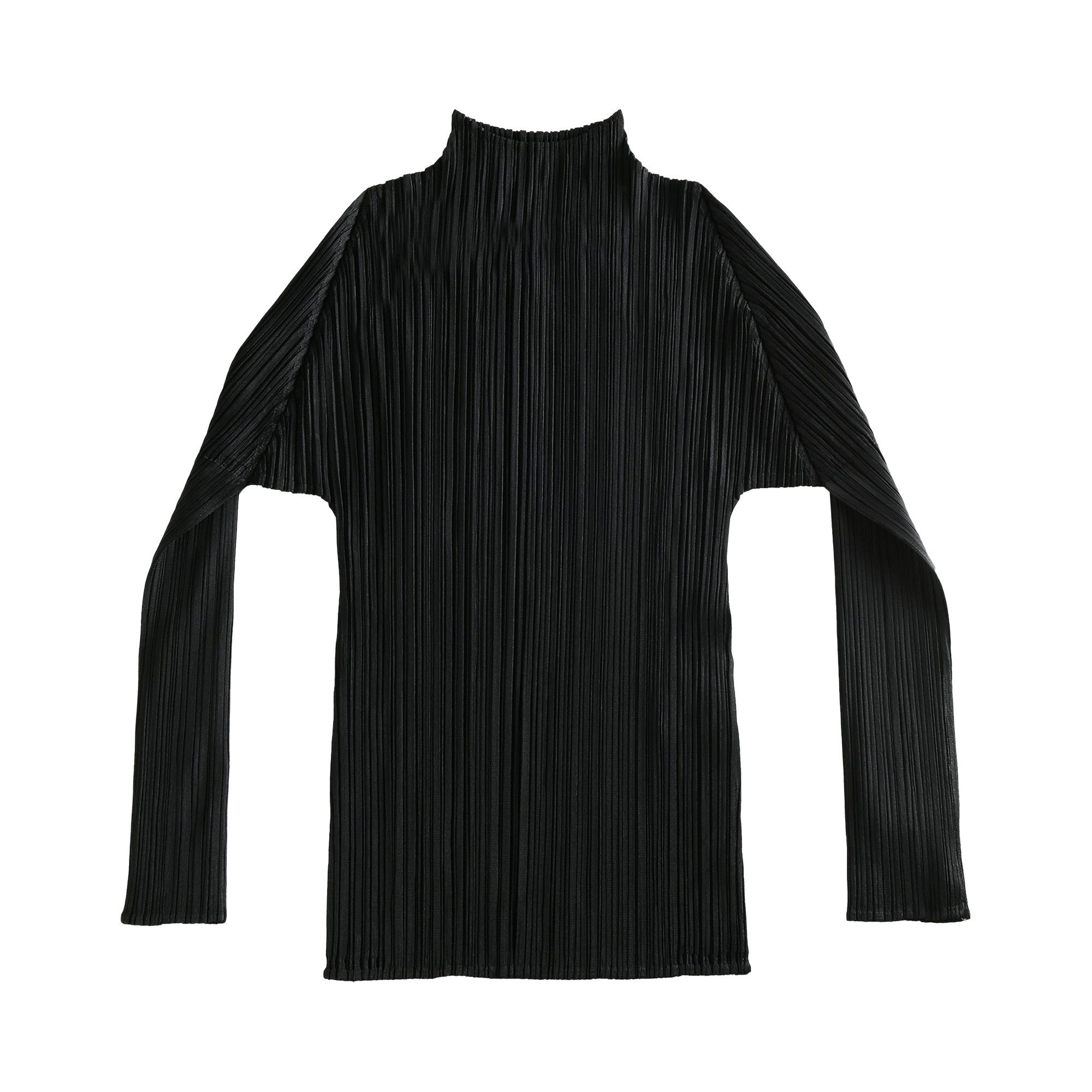 Buy Pleats Please Issey Miyake Basics Shirt 'Black' - PP49JK104 15
