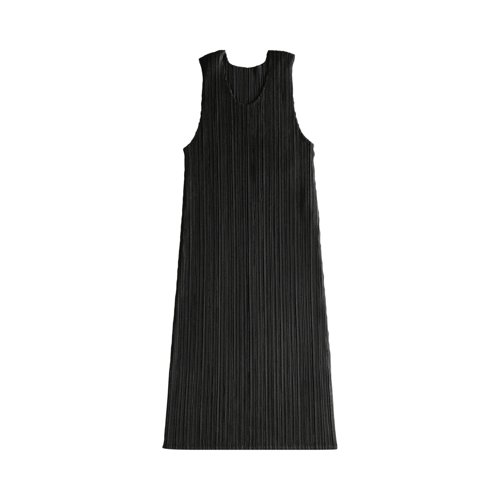 Buy Pleats Please Issey Miyake Basics Dress 'Black