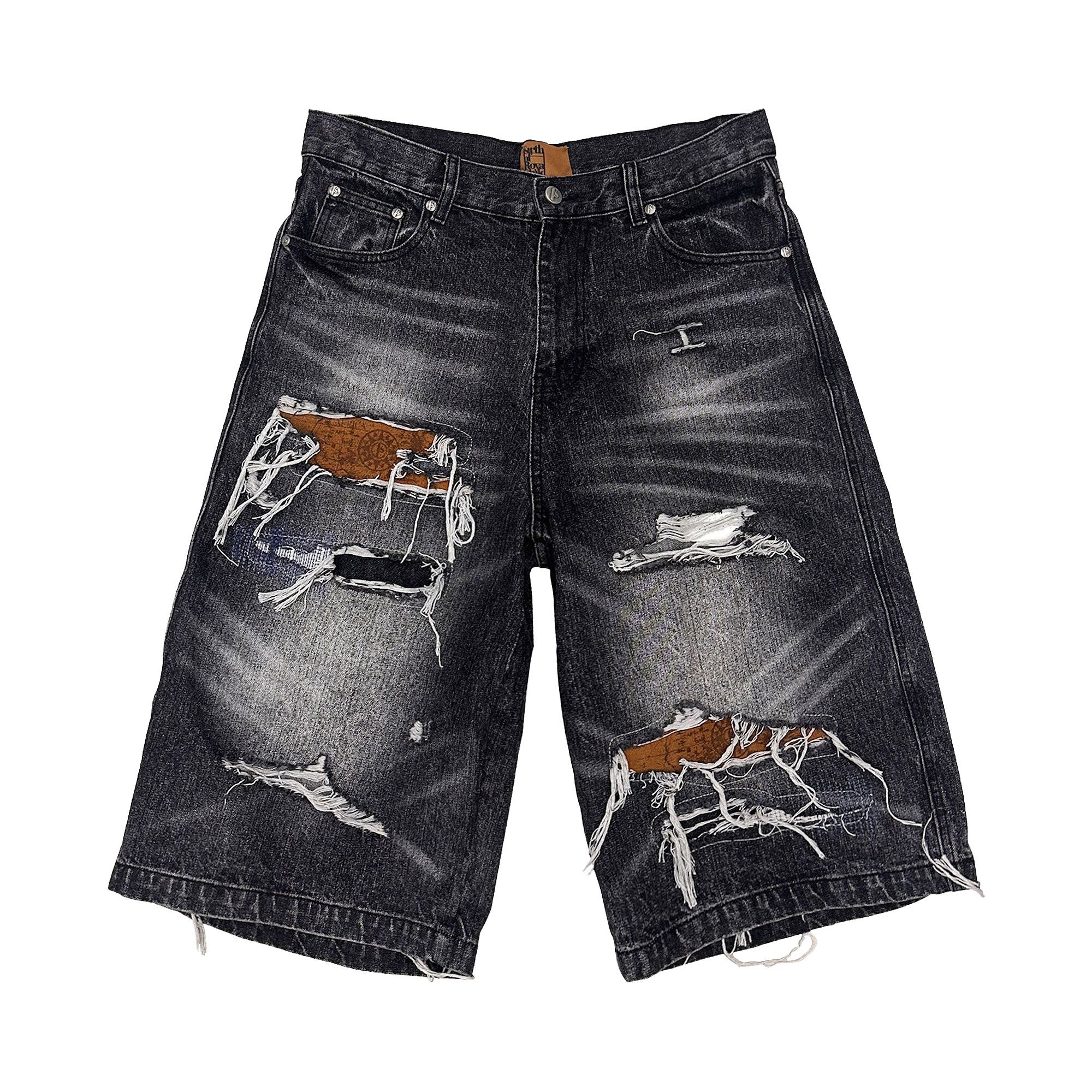 Redial 20k Diamond Shorts in Washed Black – Birth Of Royal Child