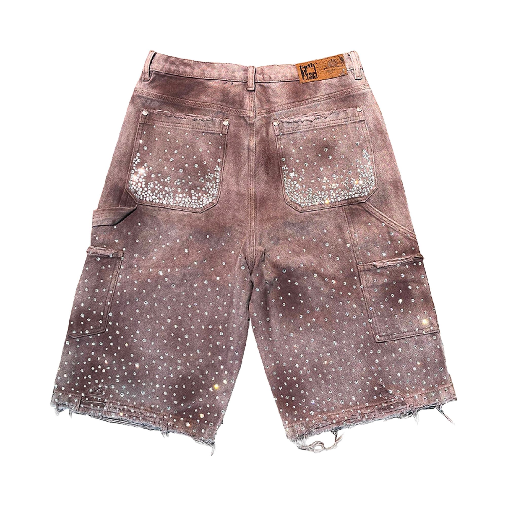 Redial 20k Diamond Shorts in Washed Brown – Birth Of Royal Child
