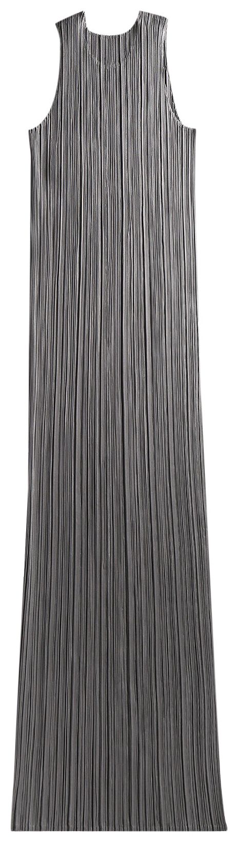 Pleats Please Issey Miyake Basics Dress Grey