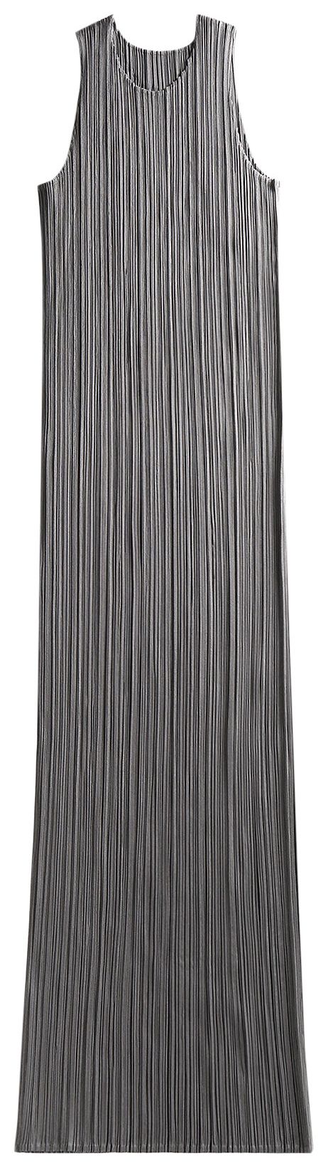 Pleats Please Issey Miyake Basics Dress Grey