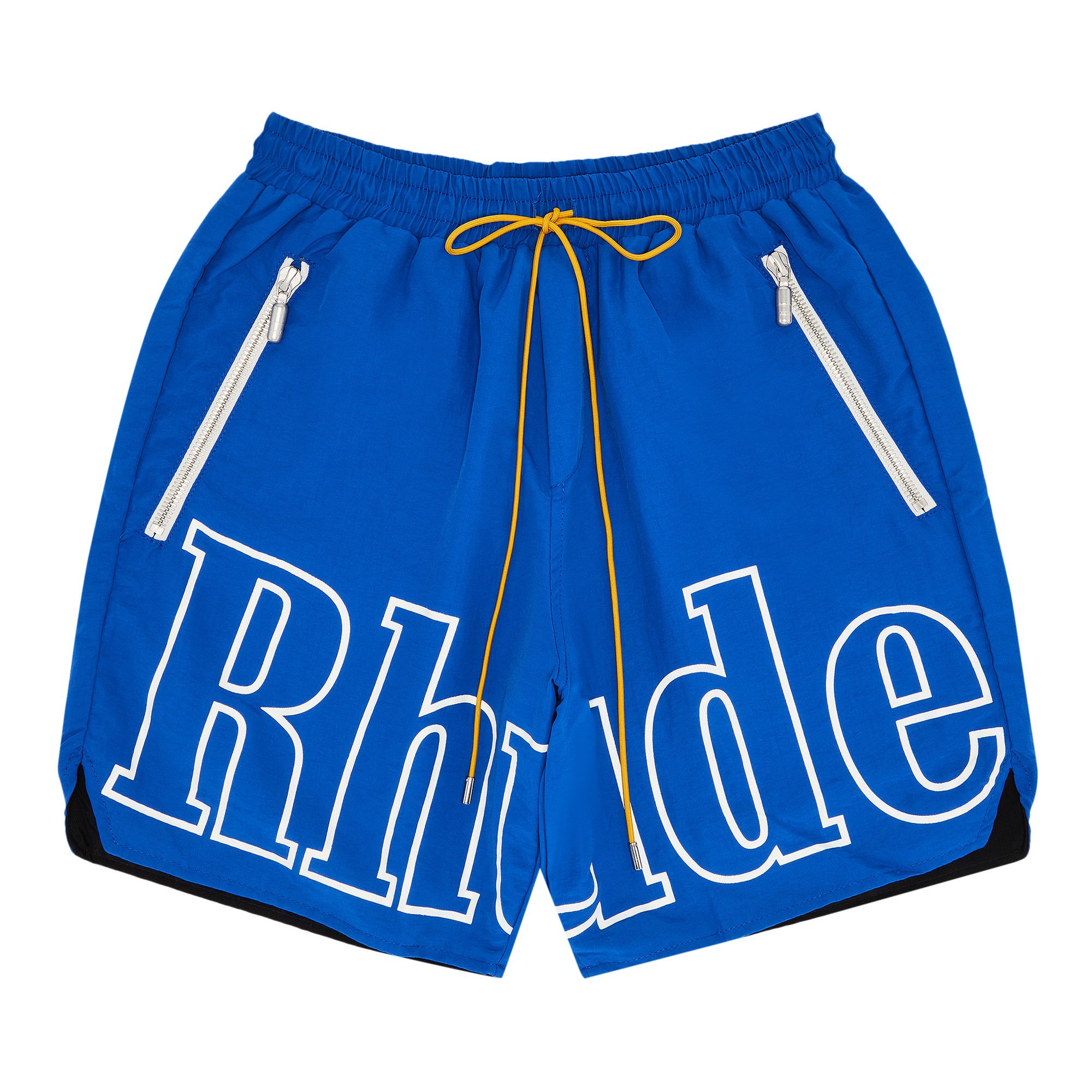 Buy Rhude Logo Print Relax Fit Shorts 'Blue