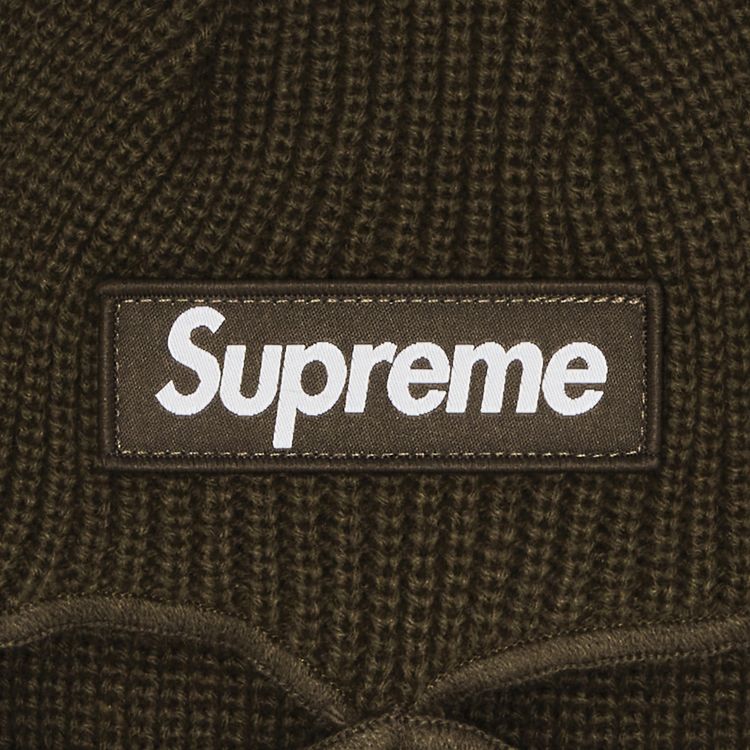 Supreme New Era Box Logo Balaclava Brown