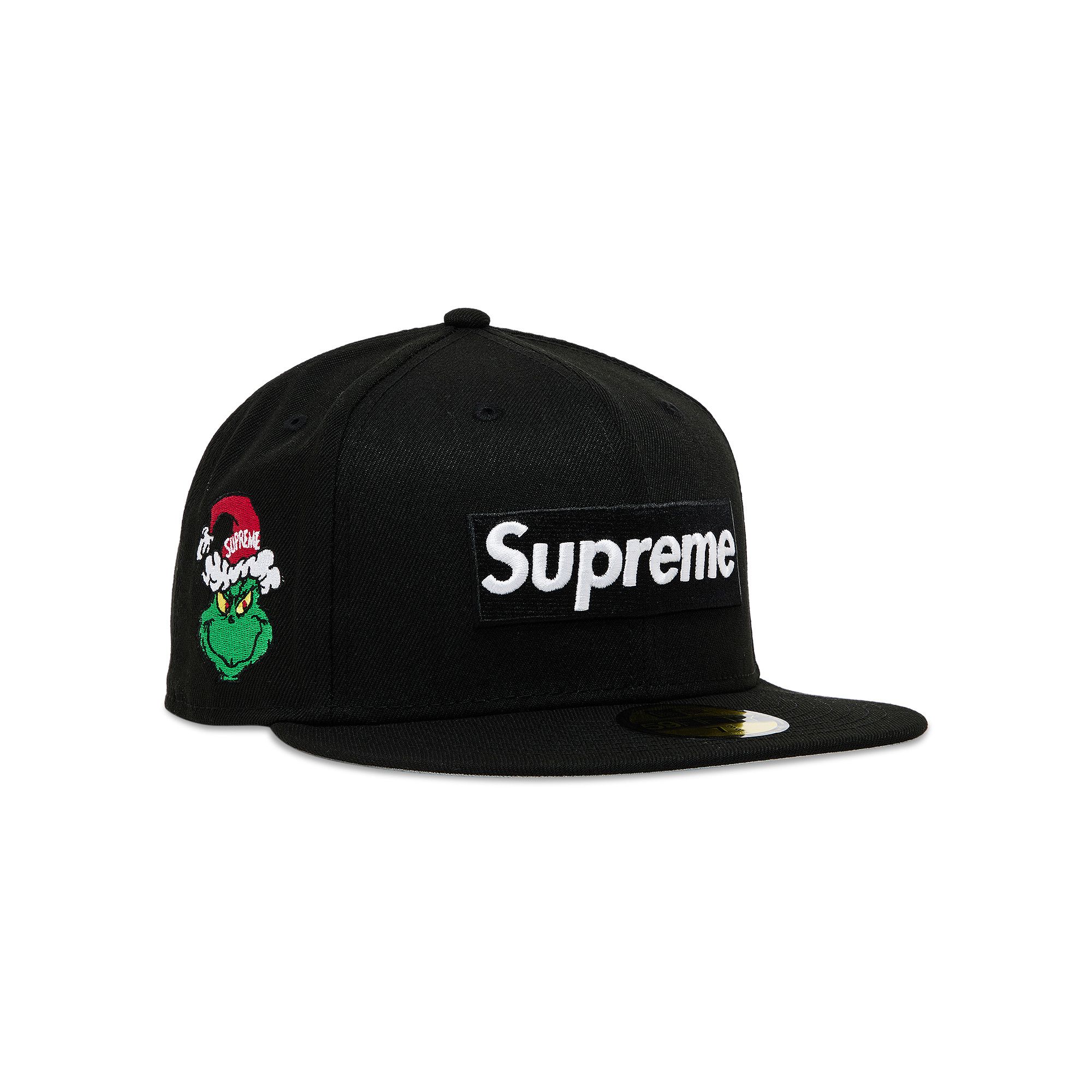 高評価レビュー Grinch Supreme Buy Box BLACK FW24H102 - 'Black' Era New Logo 帽子