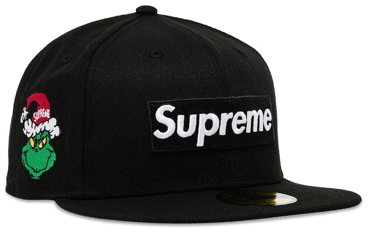 Supreme Grinch Box Logo New Era Black