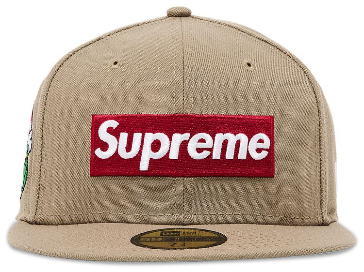 Supreme Grinch Box Logo New Era Khaki
