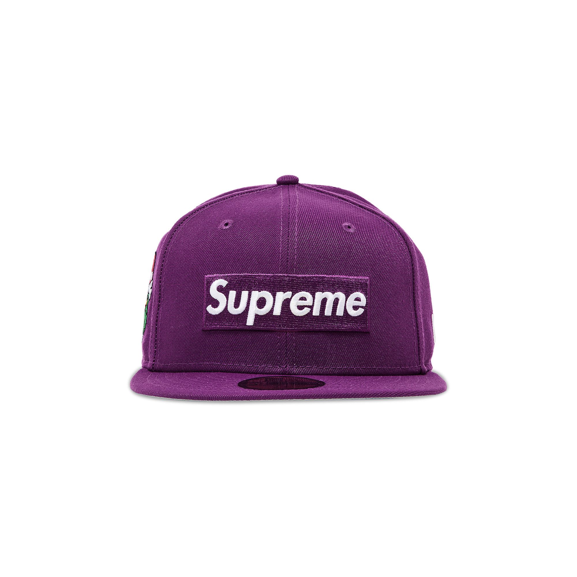 デパート 送料無料 Buy Supreme FW24H102 - 'Purple' Era New Logo Box Grinch 帽子