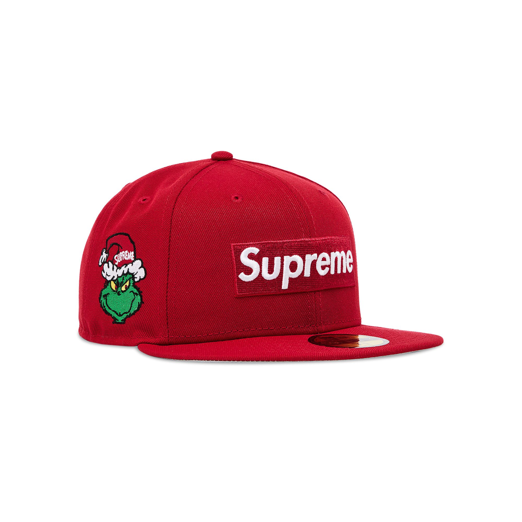 Supreme Grinch Box Logo New Era 'Red' | Men's Size 7.125