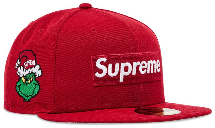 Supreme Grinch Box Logo New Era Red