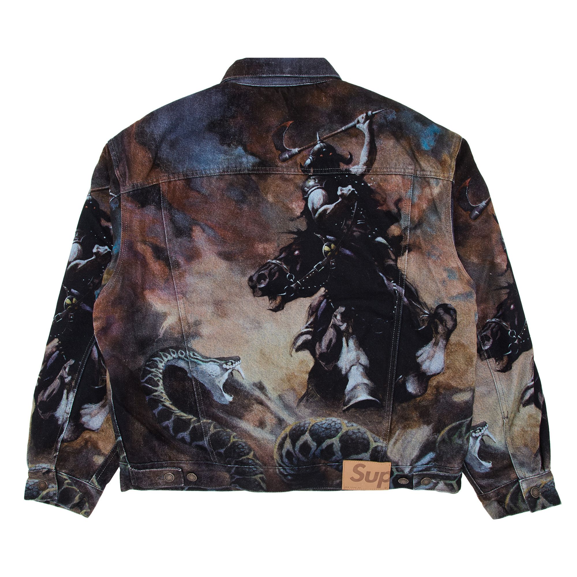 Buy Supreme x Frank Frazetta Faux Shearling Lined Trucker