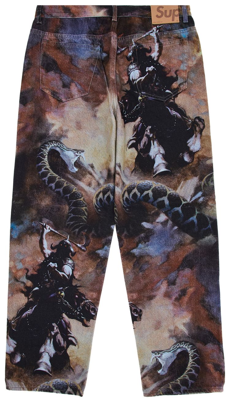 Supreme x Frank Frazetta Loose Fit Jean Multicolor