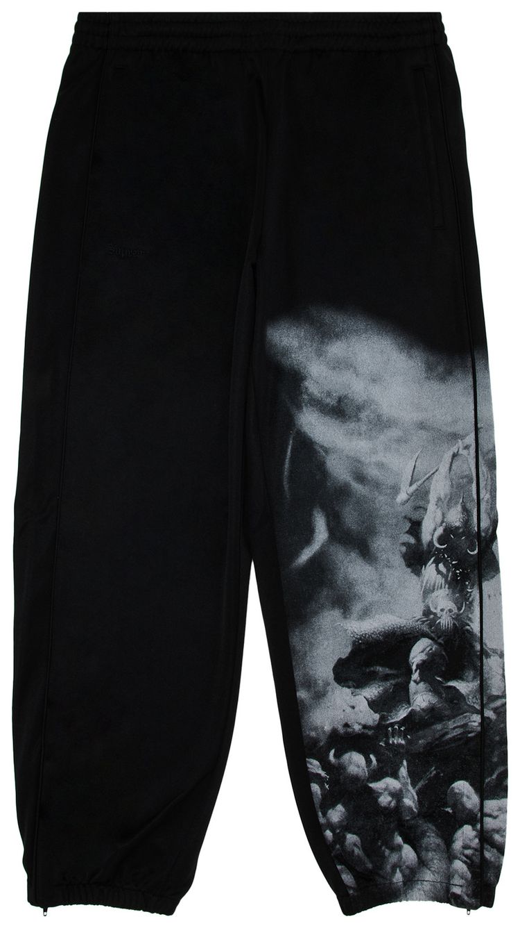 Supreme x Frank Frazetta Track Pant Black
