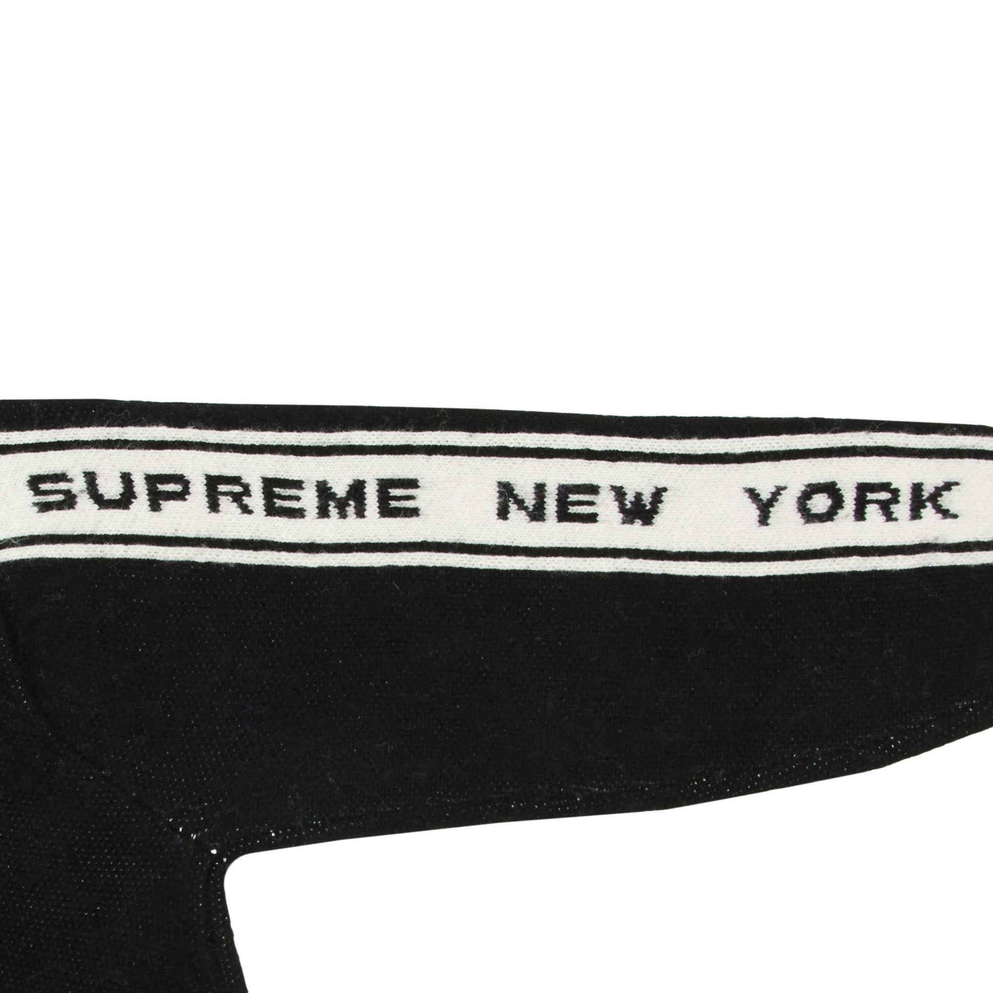 Size xl Supreme Back Stripe Sweater 'Black'