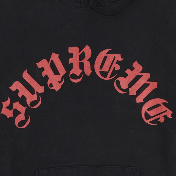 Size xl Supreme Printed Arc Hooded Sweatshirt 'Black'