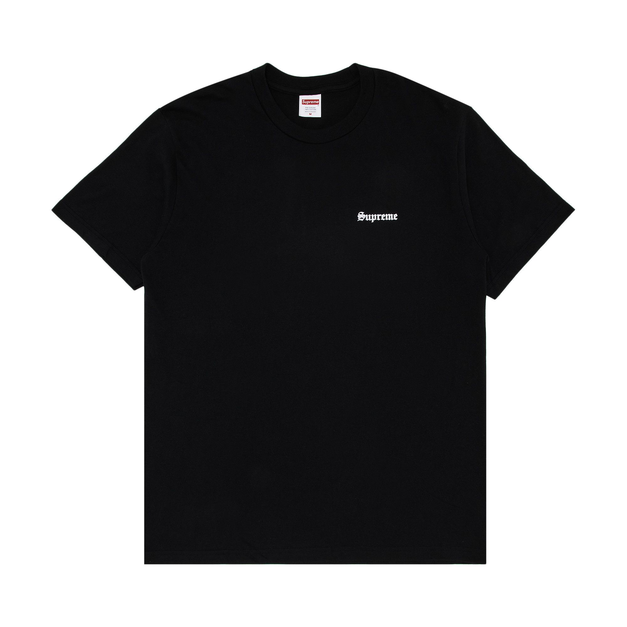 Tシャツ・カットソー Supreme Static T-Shirt Black Supreme FW18 System Tee Black Graffiti Geometry Alphabet