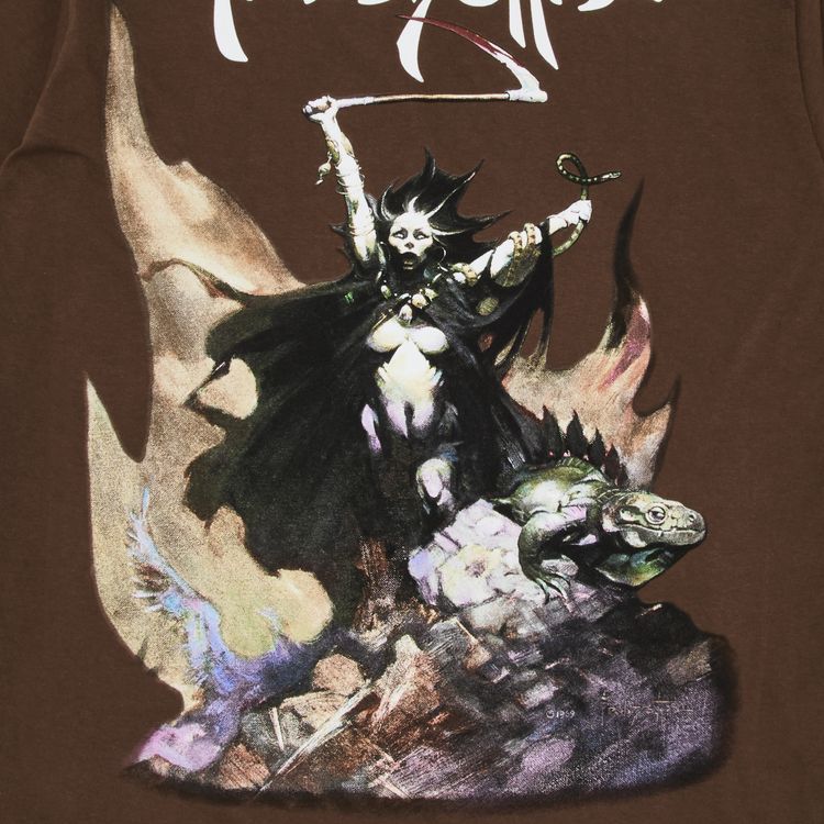 Supreme x Frank Frazetta Woman With Scythe Tee Brown