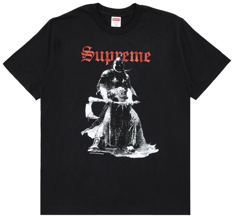 Supreme x Frank Frazetta Destruction Tee Black