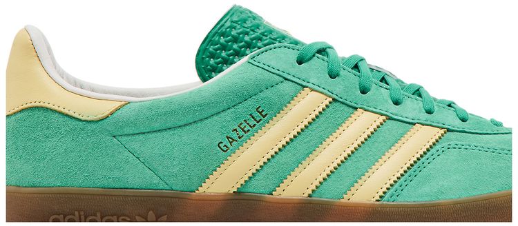 Adidas Gazelle Indoor Semi Court Green Almost Yellow