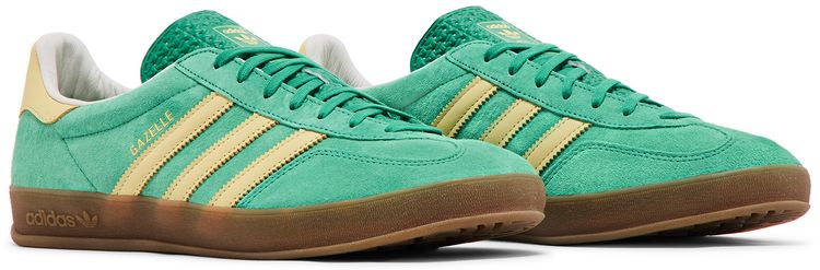 Adidas Gazelle Indoor Semi Court Green Almost Yellow