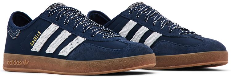 CLOT x adidas Gazelle Indoor Collegiate Navy Off White