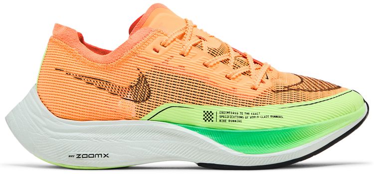 Nike Wmns ZoomX Vaporfly Next 2 Peach Cream Green Shock