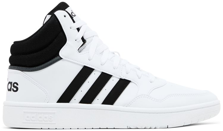 Hoops 30 Mid White Black