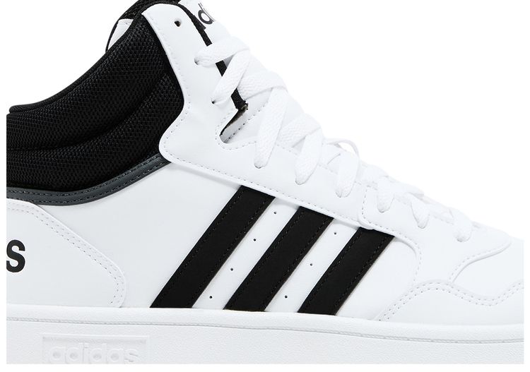 Hoops 30 Mid White Black