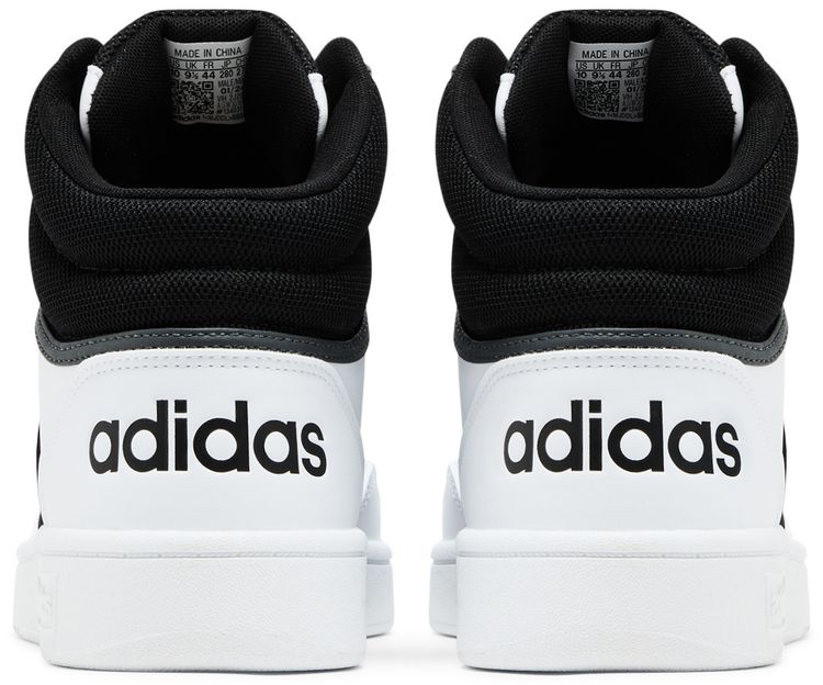 Hoops 30 Mid White Black