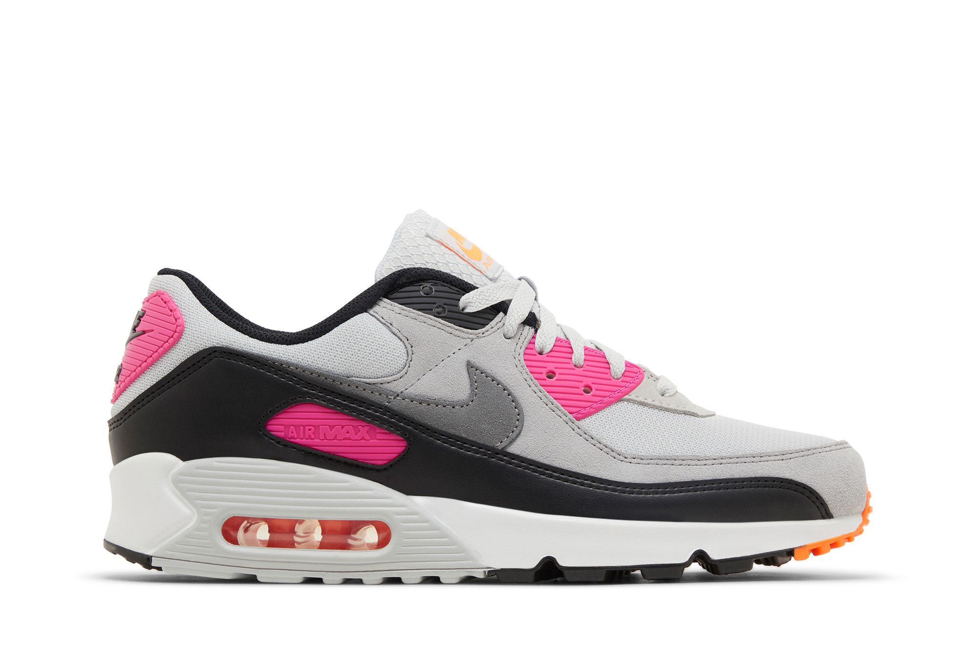 nike air max black white and pink