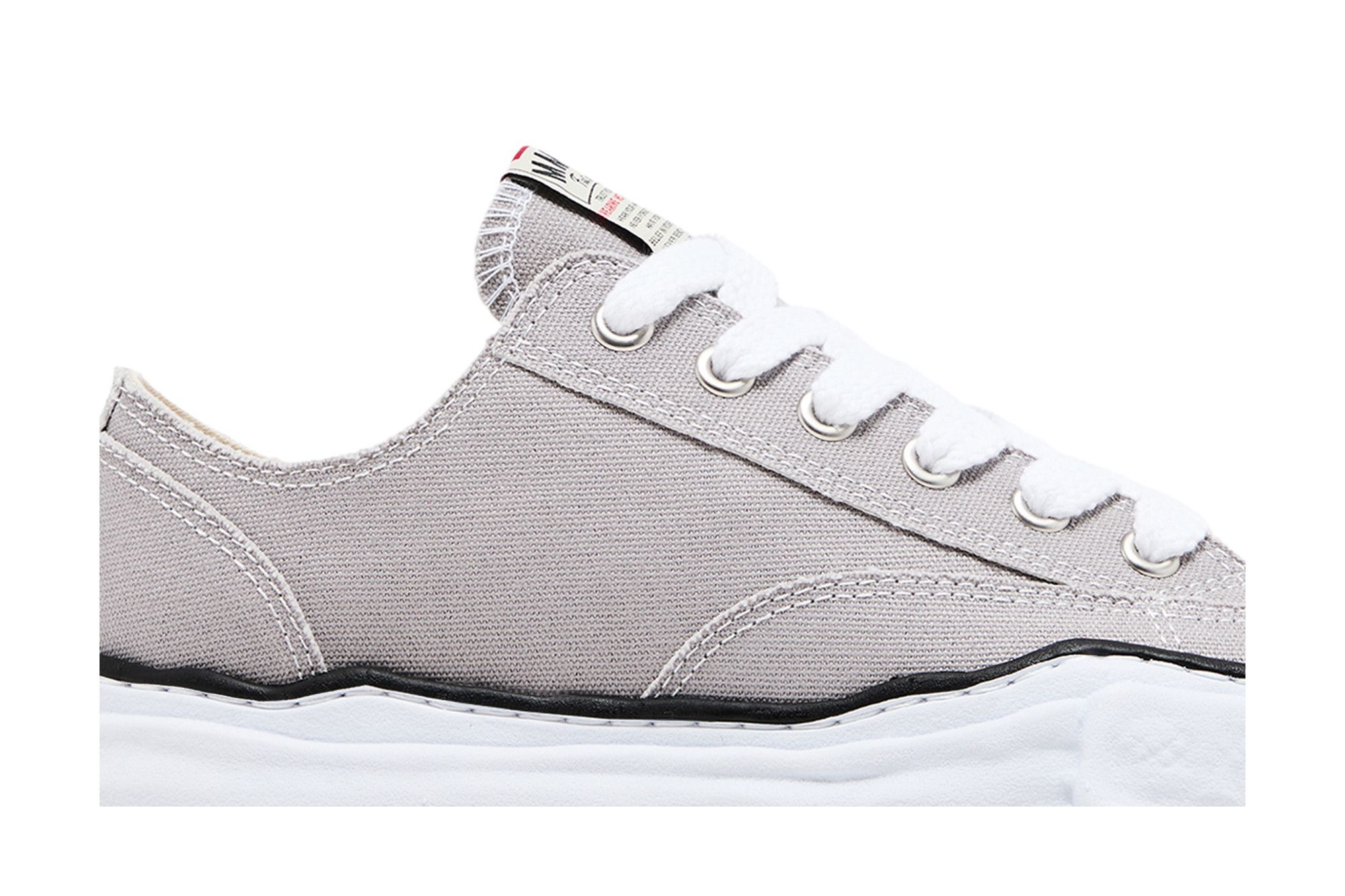 Buy Maison Mihara Yasuhiro Peterson OG Sole Canvas Low 'Grey Buy Maison Mihara Yasuhiro Peterson OG Sole Canvas Low 'Grey