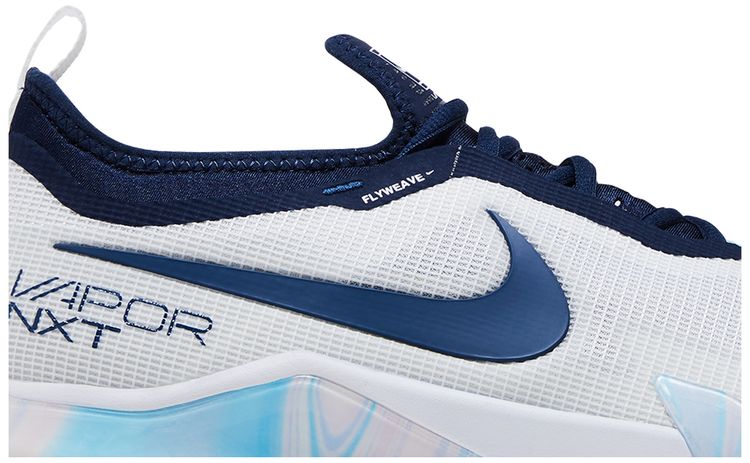 NikeCourt React Vapor NXT White Midnight Navy