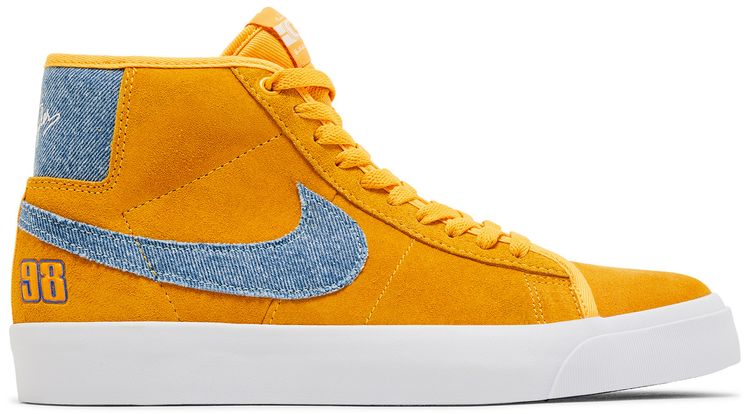Grant Taylor x Nike Zoom Blazer Mid Pro GT SB University Gold Denim