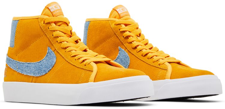 Grant Taylor x Nike Zoom Blazer Mid Pro GT SB University Gold Denim